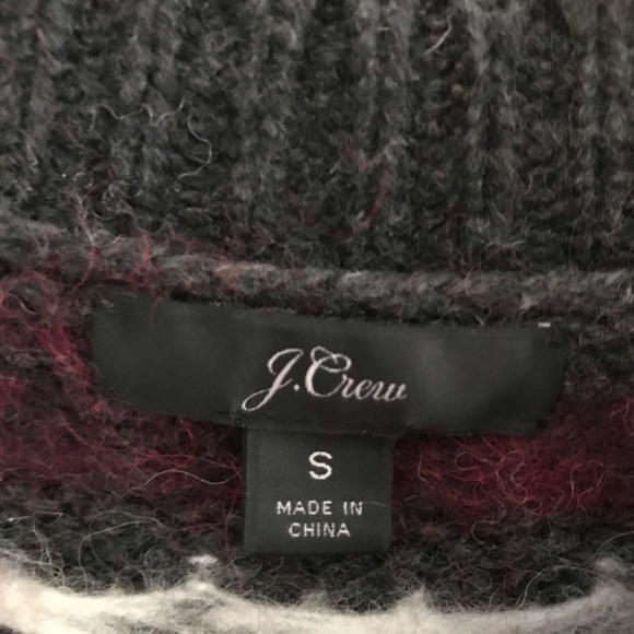 J Crew Jeweled Fair Isle crewneck sweater dress - Picture 5 of 7